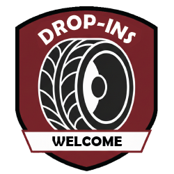 Drop Ins Welcome badge